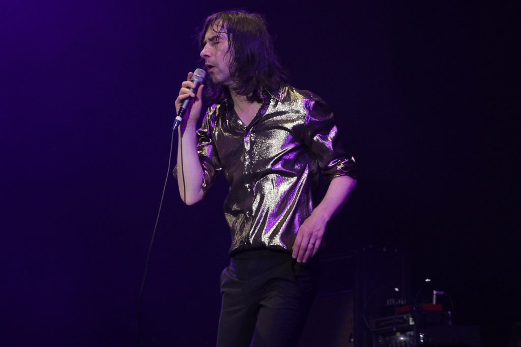 Aksi Primal Scream di Soundrenaline 2019 (Foto: Medcom.id/Shindu Alpito)