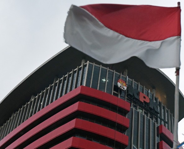Gedung Komisi Pemberantasan Korupsi. Foto: Antara/Hafidz Mubarak.