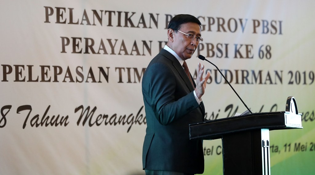 Ketua Umum PBSI Wiranto. Foto: Dok. PBSI