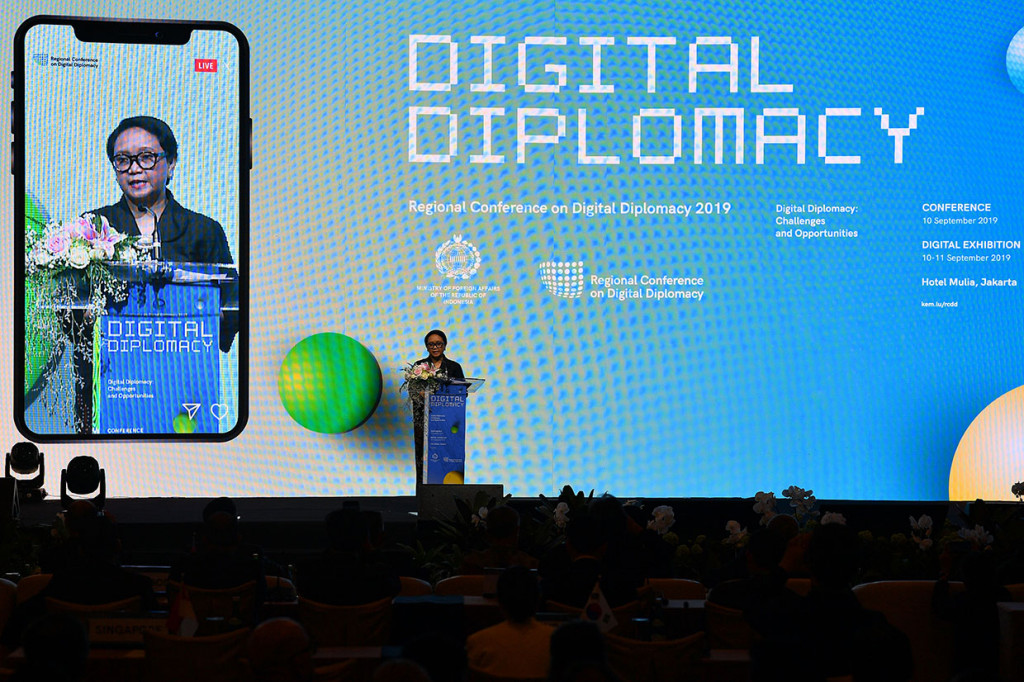 Menlu Buka Konferensi Regional Diplomasi Digital