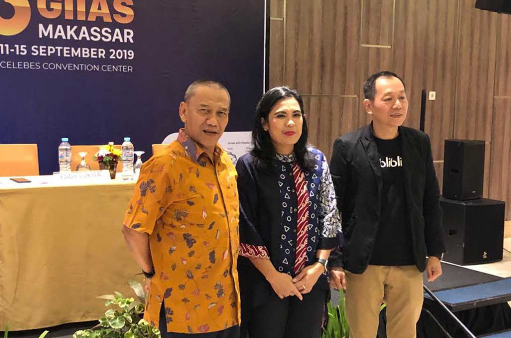 GIIAS Makassar tetap fokus terhadap sosialisasi teknologi otomotif terbaru. medcom.id/Ahmad Garuda