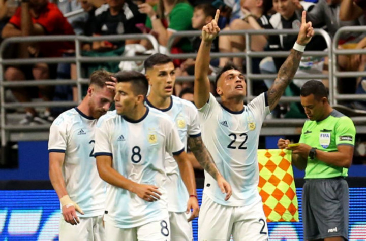 Tanpa Messi, Argentina Pesta Gol