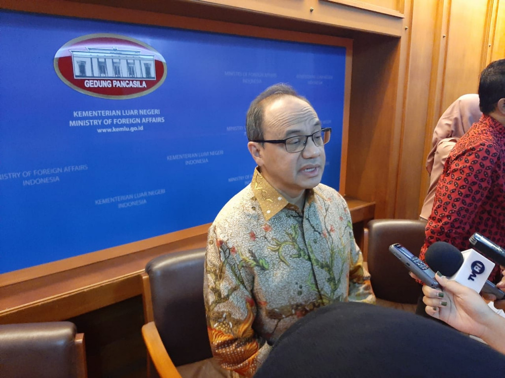 Plt Juru Bicara Kementerian Luar Negeri RI Teuku Faizasyah (Foto: Medcom.id/Marcheilla)