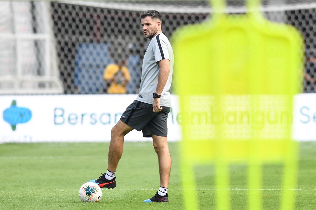 Pelatih Timnas Indonesia, Simon McMenemy. (Foto: Antara/Hafidz Mubarak A)