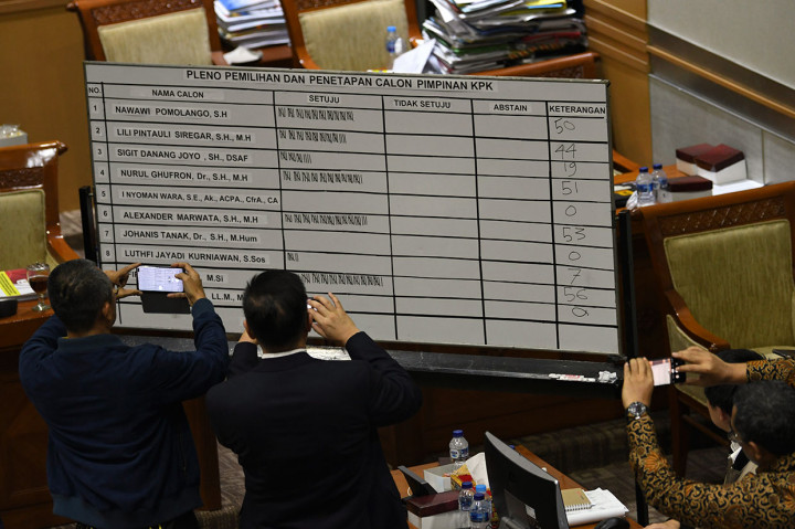 Firli Bahuri Terpilih Jadi Ketua KPK