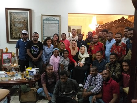 Mahasiswa Papua Berdialog dengan Keluarga Gus Dur