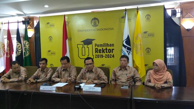 UI Umumkan Tujuh Calon Rektor 2019-2024