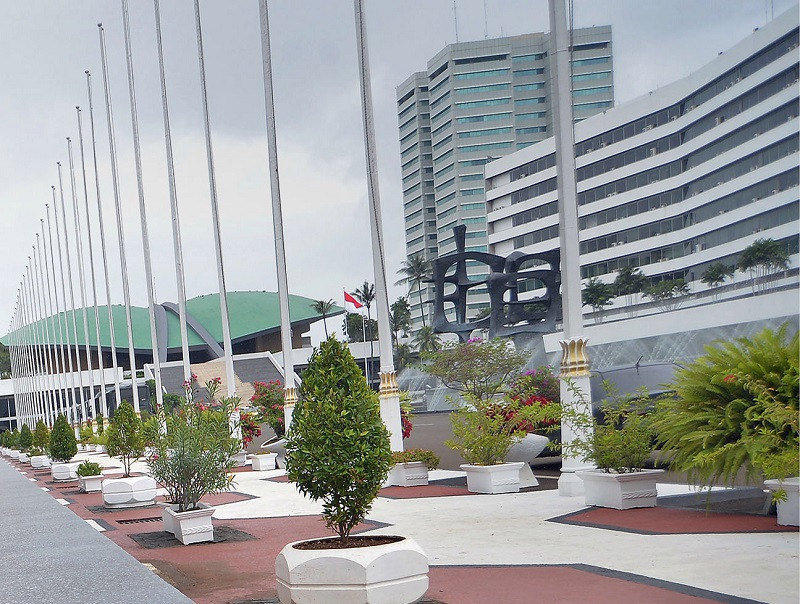 Ilustrasi Gedung DPR. ANT/Yudhi Mahatma.