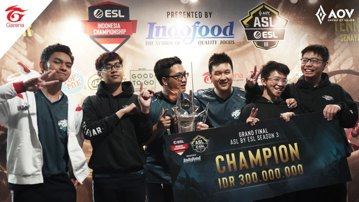 Evos Esports Juara Bertahan Tiga AOV Star League