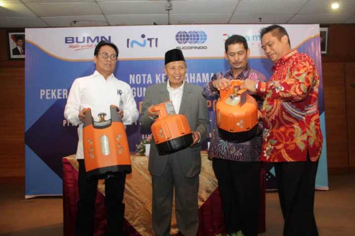 BUMN INTI Produksi Tabung LPG Komposit Pertama di RI