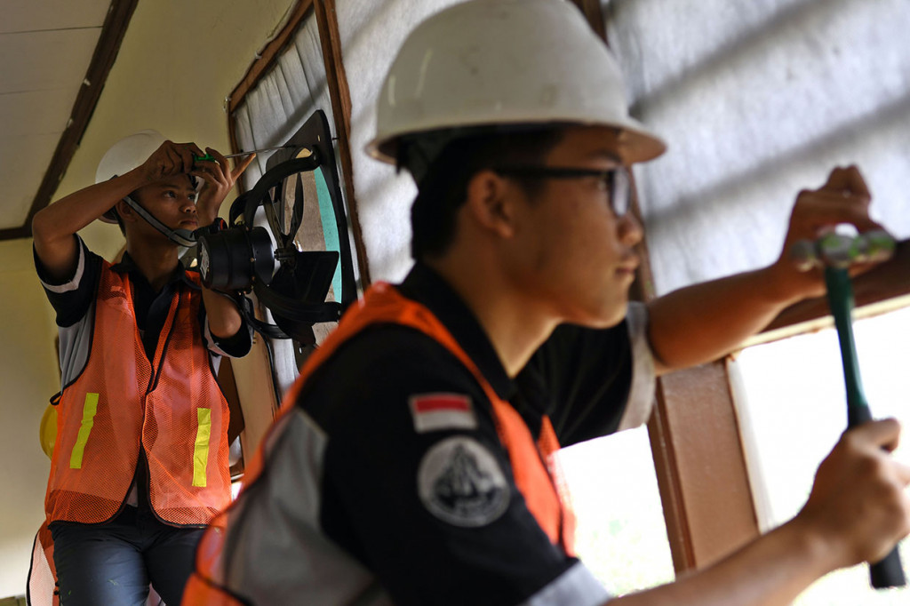 Alat Penyaring Udara Dipasang Di Sdn Cilincing Medcomid