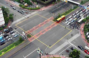 Pahami Fungsi Marka Yellow Box Junction