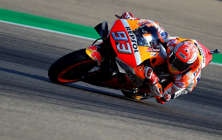 Marc Marquez Pimpin Free Practice I MotoGP Aragon