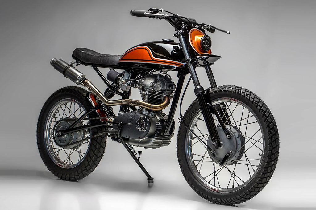 Ducati Scrambler 250 ini tampil simpel dan menarik. Pipe Burn