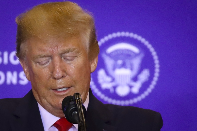 Desakan pemakzulan terhadap Presiden AS Donald Trump makin menguat. Foto: AFP