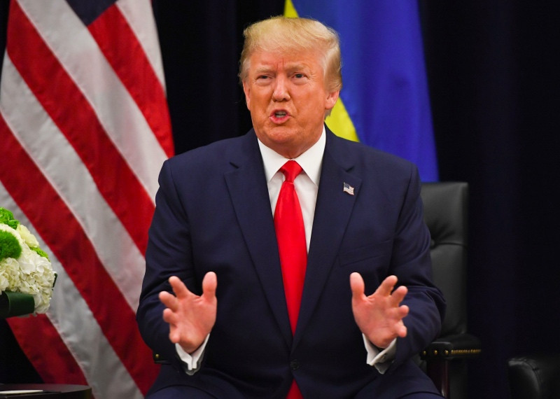 Presiden AS Donald Trump terancam dimakzulkan. Foto: AFP