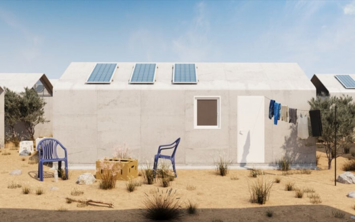 Dibangun dalam 24 Jam, Rumah Ini Cocok untuk Pengungsi