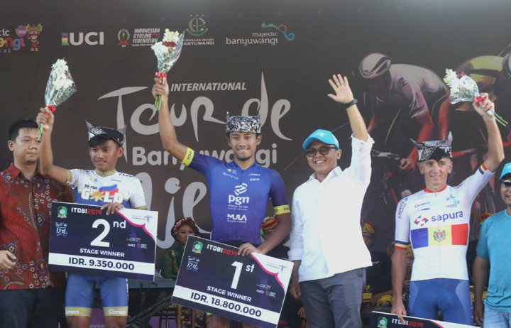 Pebalap Indonesia Aiman Cahyadi Tercepat di Etape Kedua ITdBI