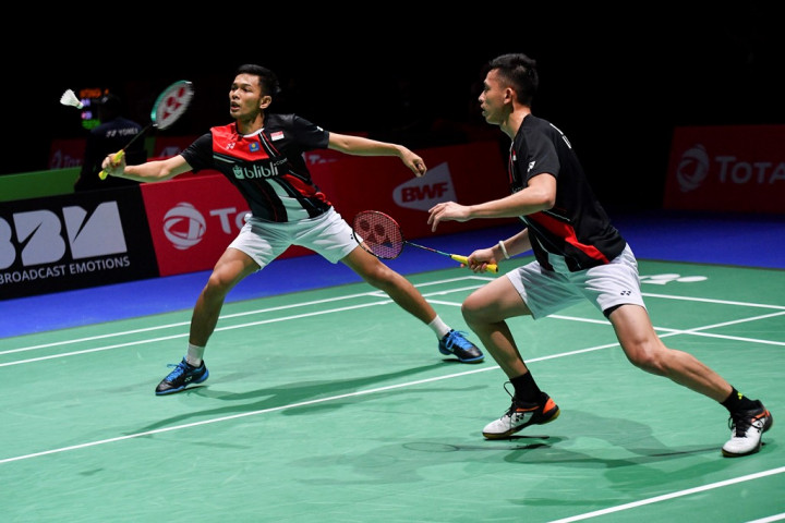 Tundukkan Unggulan Ketiga, Fajar/Rian Pijak Final Korea Open 2019