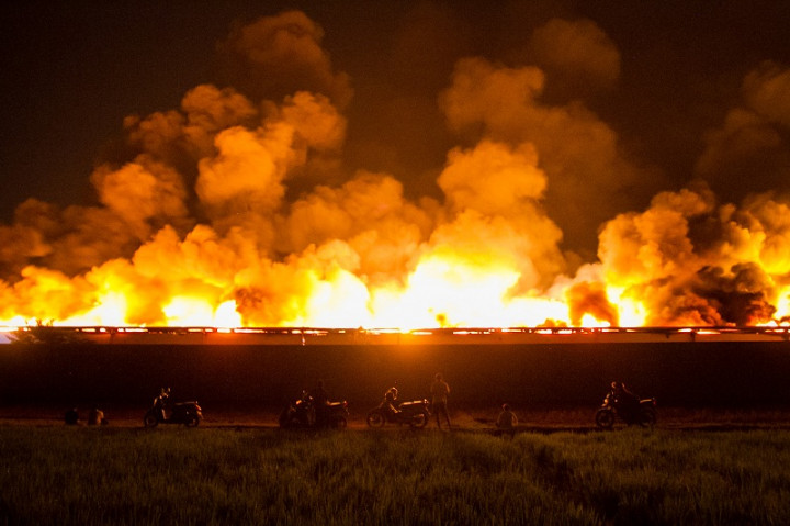 Kebakaran di Gudang Kapas Sukoharjo Padam