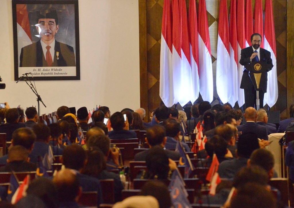 Ketua Umum Partai NasDem Surya Paloh. Foto: MI/Mohamad Irfan