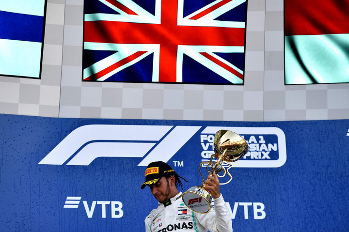 Hamilton Juara F1 GP Rusia 2019