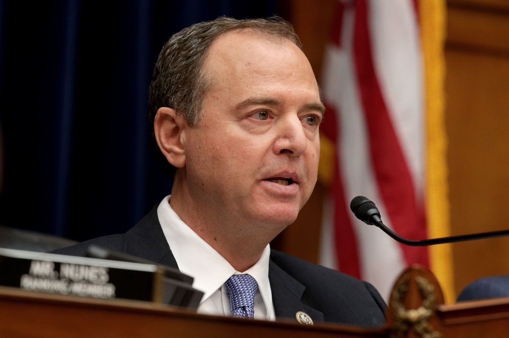 Ketua Komite Intelijen DPR AS Adam Schiff saat berbicara di Capitol Hill, Washington, 26 September 2019. (Foto: AFP/Getty/ALEX WONG)