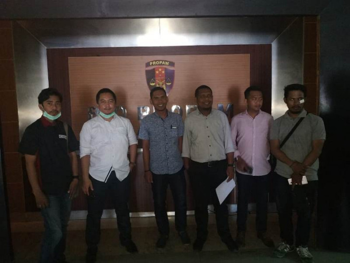 Tiga Jurnalis Korban Kekerasan Diperiksa Polisi