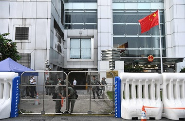 Tiongkok Peringati Hari Nasional, Polisi Hong Kong Bersiaga
