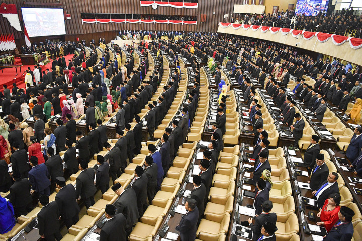 Anggota DPR Periode 2019-2024 Resmi Dilantik