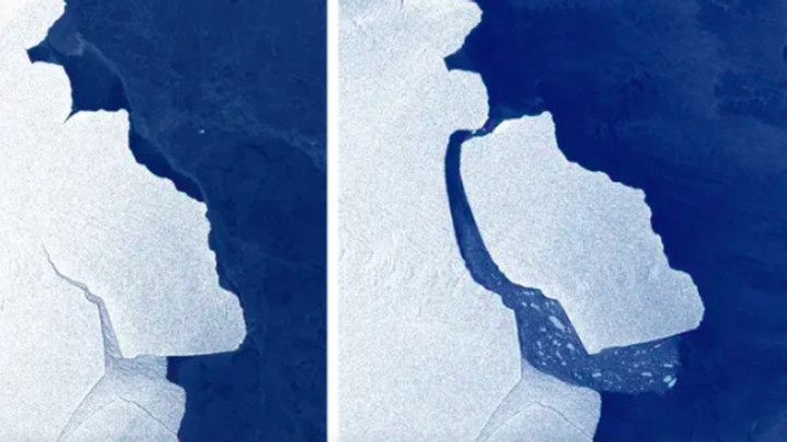 Gunung Es Sebesar Tiga Kali Luas Jakarta Tenggelam