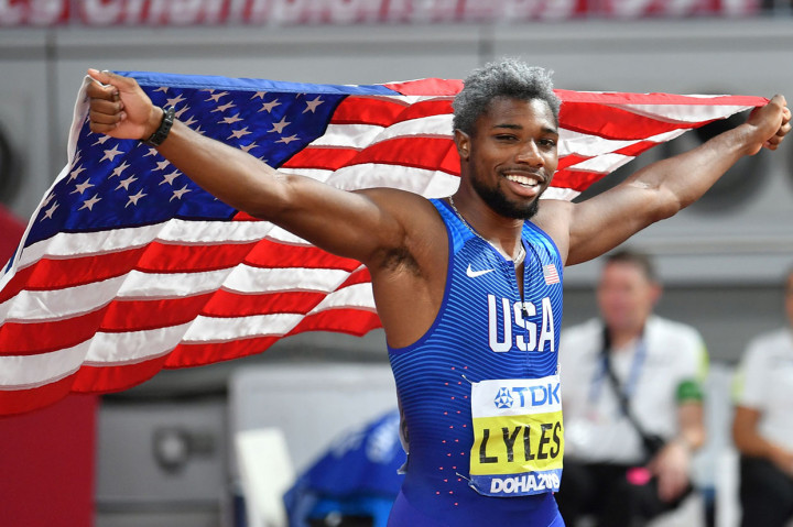 Noah Lyles Sabet Emas 200 Meter Putra