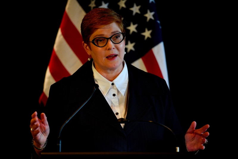 Menlu Australia Marise Payne jelaskan bantuan untuk Donald Trump terkait Robert Mueller. Foto: AFP
