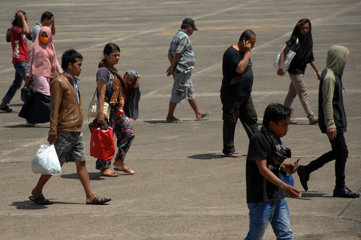 Ratusan Pengungsi Wamena Tiba di Lanud Hasanuddin