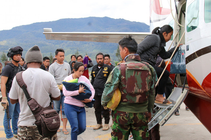 Warga Ilaga Mengungsi ke Timika