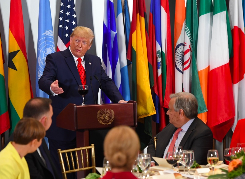 Presiden AS Donald Trump terancam dimakzulkan. Foto: AFP