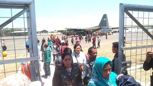 150 Warga Sulsel Kembali dari Wamena