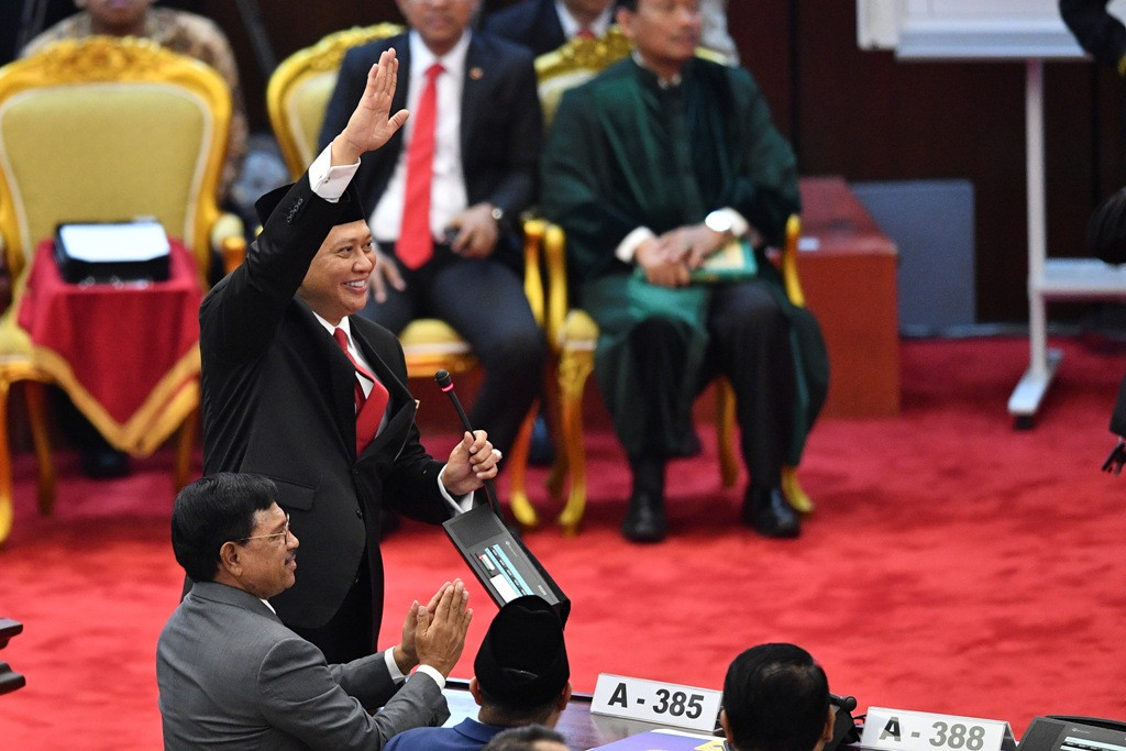 Ketua MPR periode 2019-2024 Bambang Soesatyo. Foto: Antara/Nova Wahyudi.