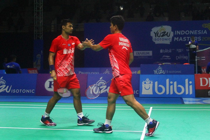 Indonesia Masters 2019: Berry/Hardianto Butuh 28 Menit untuk Melangkah ke Semifinal