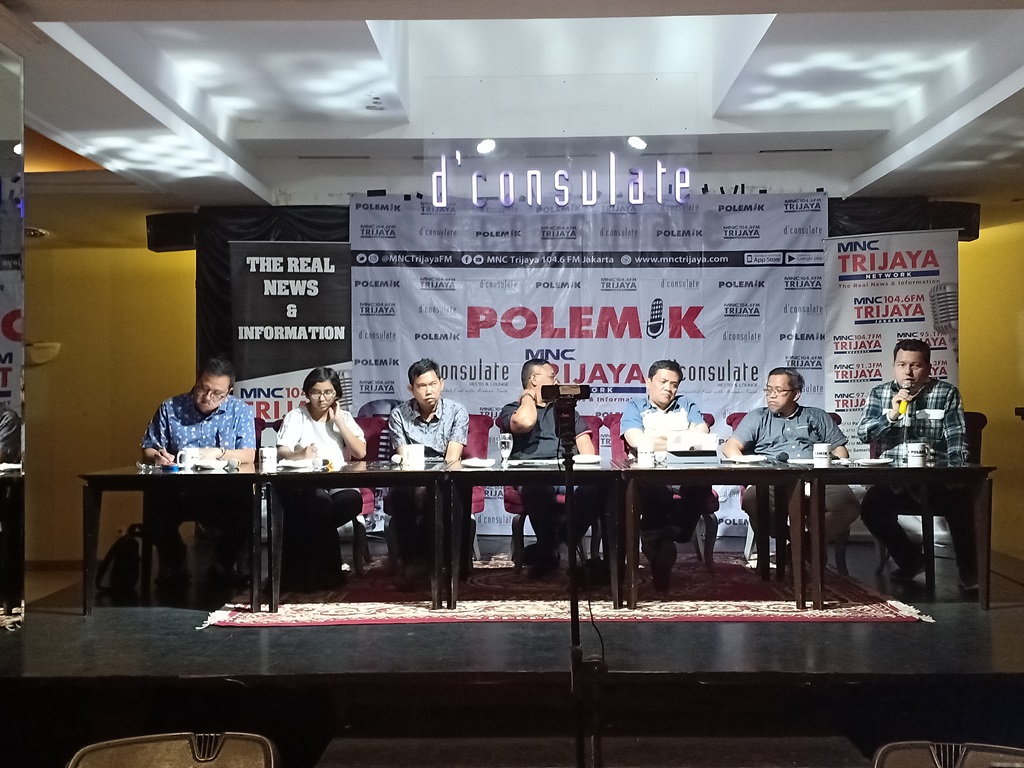 Diskusi UU KPK baru di Jakarta - Medcom.id/Cindy.