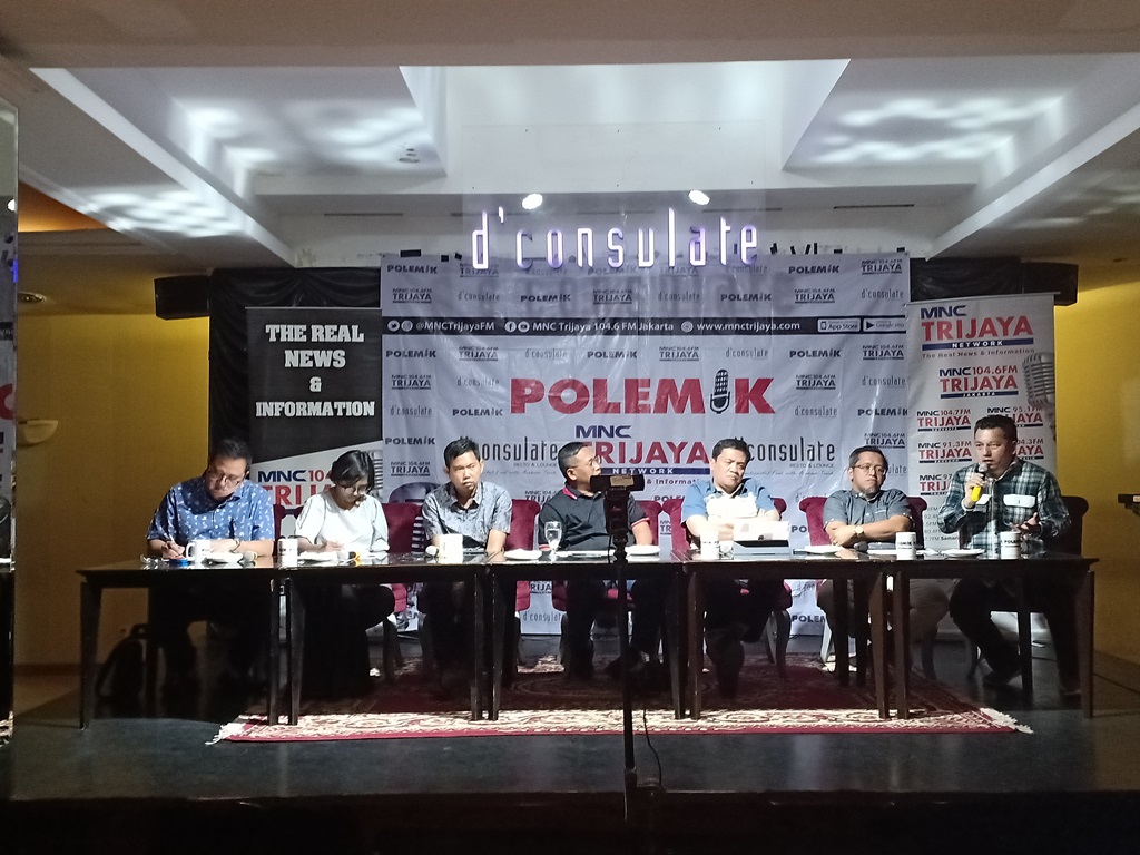 Diskusi UU KPK baru di Jakarta - Medcom.id/Cindy.