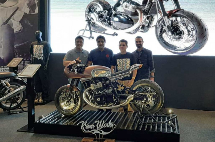 Continental GT 650 Bergaya Café Racer ala Krom Works