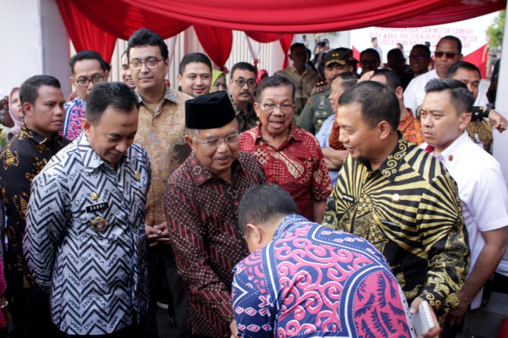 Wapres Tinjau Pemulihan Pascagempa di Palu