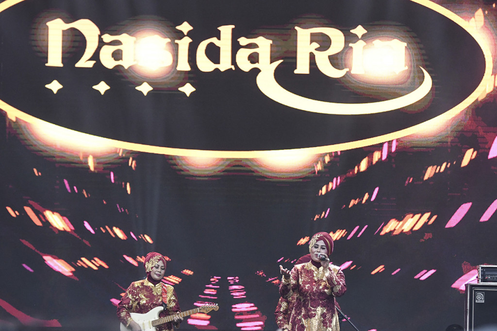 Grup Kasidah Nasida Ria Meriahkan Synchronize Fest 2019