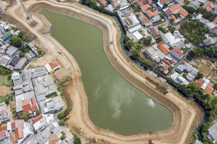 Naturalisasi Waduk Kampung Rambutan Ditargetkan Selesai Akhir 2019