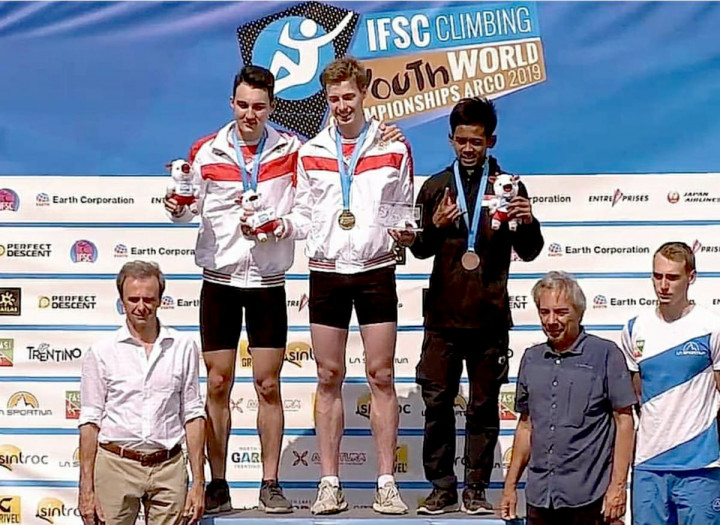 Atlet Surabaya Raih Prestasi di Kejuaraan Dunia Panjat Tebing Junior