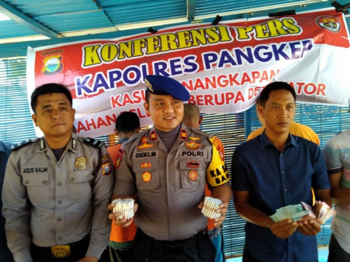 Polisi Gagalkan Penyelundupan 300 Detonator di Pangkep