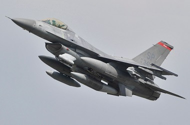 Pesawat Jet Tempur F-16 AS Jatuh di Jerman