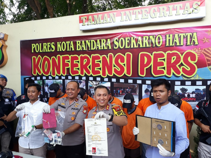 Polresta Bandara Soetta Tangkap Dua Orang Pemalsu Dokumen