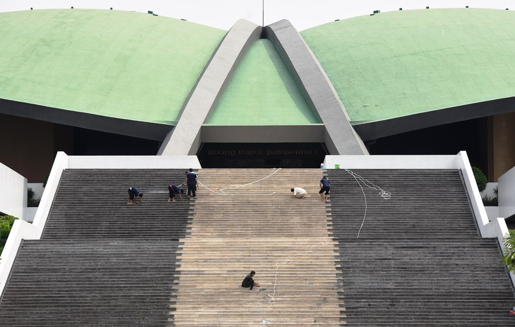 lustrasi: Gedung Kura-kura di Kompleks Parlemen, Jakarta (Foto:Antara/Akbar Nugroho Gumay)